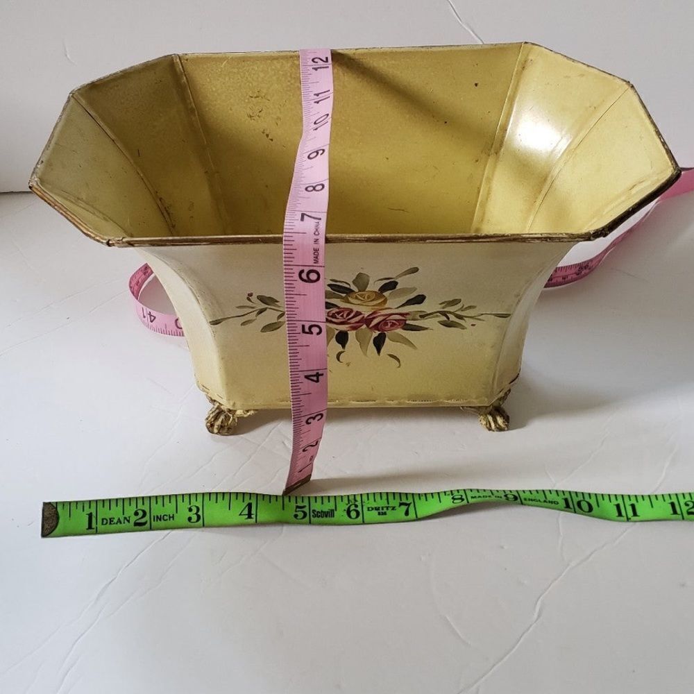 Metal Planter Cache Pot - Picture 7 of 8